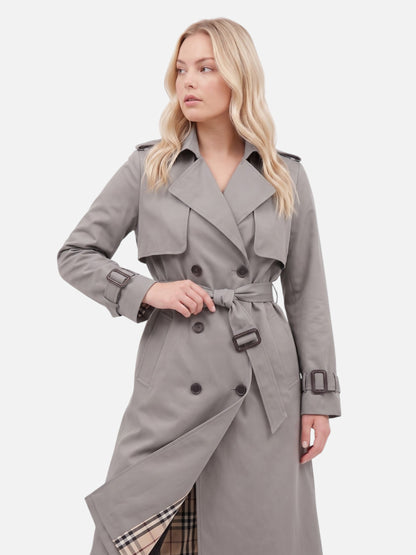 Montviro | Women’s Classic Belted Double-Breasted Trench Coat