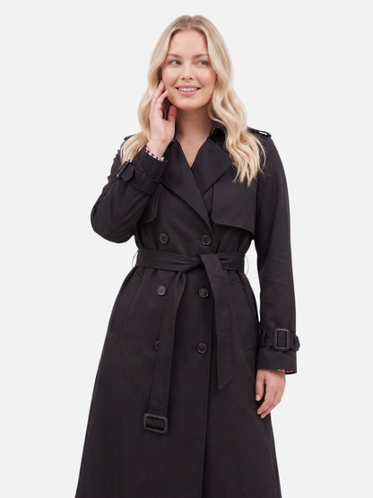 Montviro | Women’s Classic Belted Double-Breasted Trench Coat