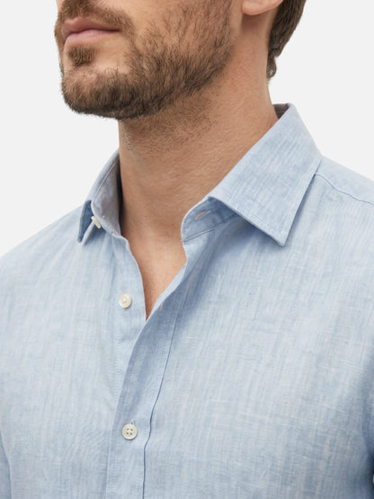 Montviro | Men’s Breathable Linen Shirt – Timeless Versatility