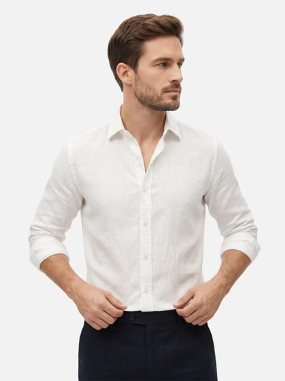 Montviro | Men’s Breathable Linen Shirt – Timeless Versatility