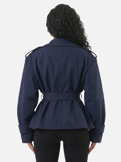 Montviro | Women’s Cropped Trench Coat – Contemporary Commuter Style