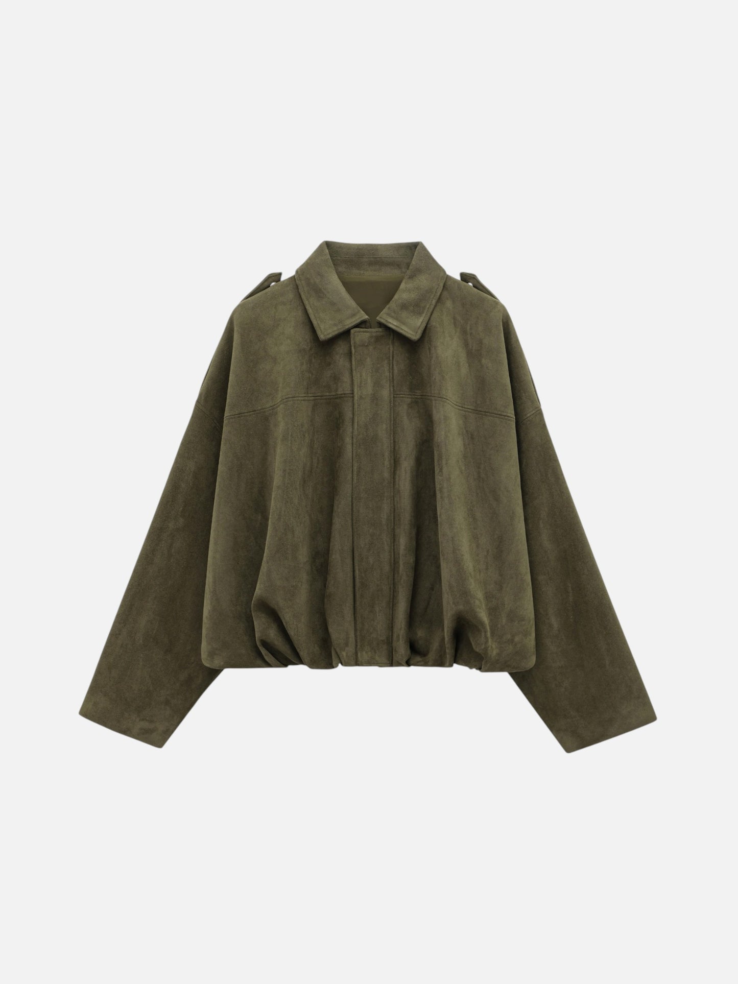 Montviro | Women’s Suede Feel Bomber Jacket – Vintage Casual Style