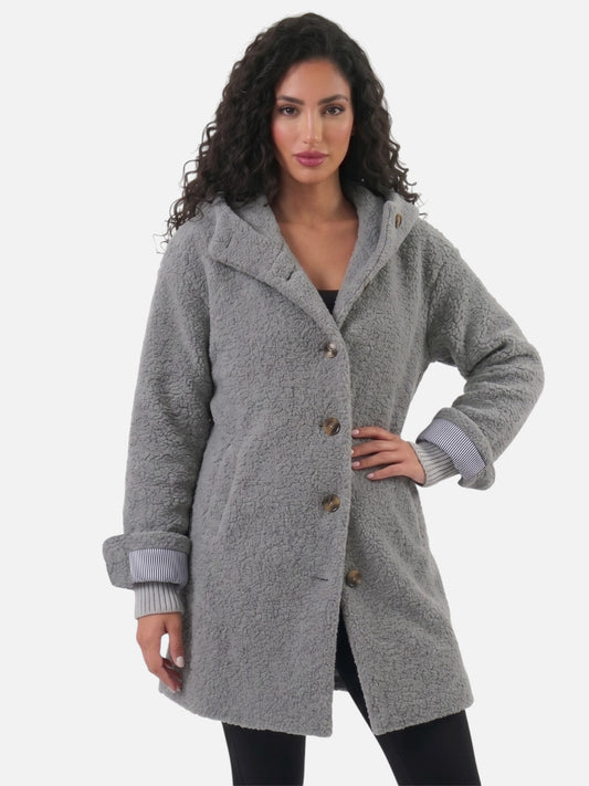 Montviro | Women’s Lightweight Hooded Coat – Casual Outdoor Elegance