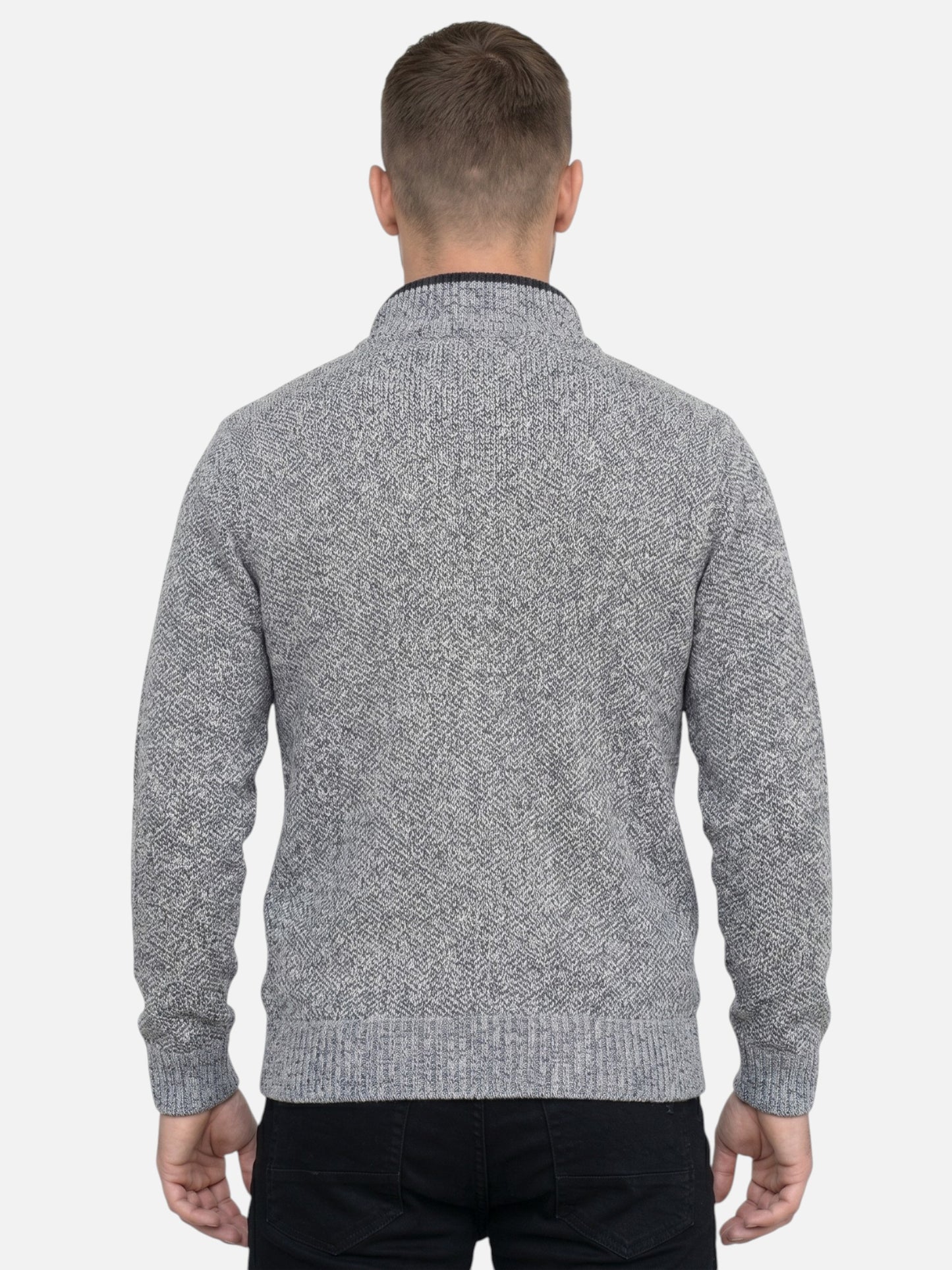 Montviro | Men's Fleece-Lined Zip Cardigan – Winter Comfort