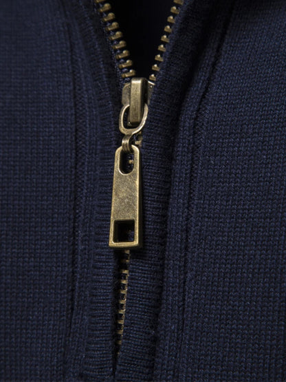 Montviro | Men's Half-Zip Knitted Pullover – Winter Comfort