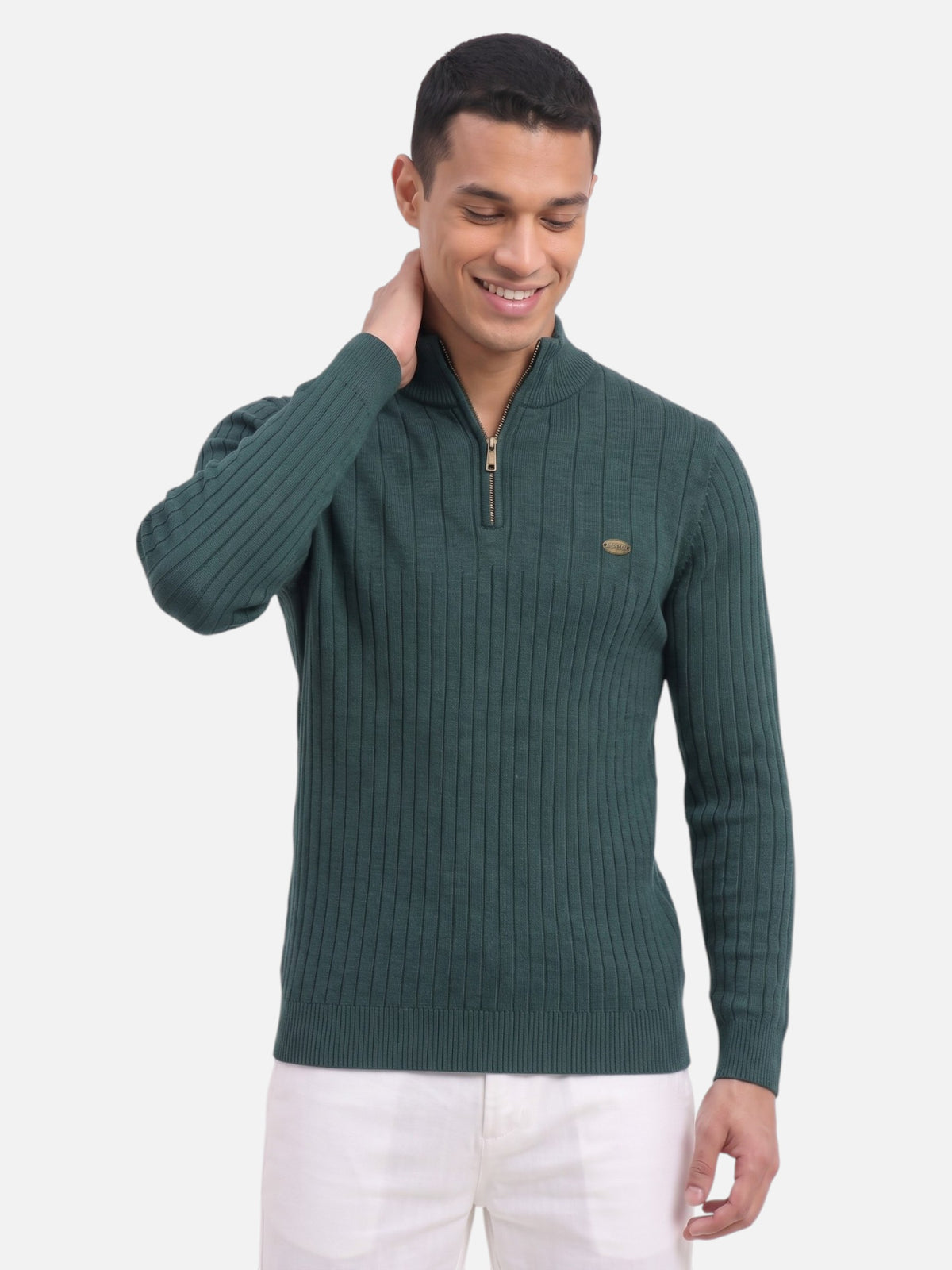 Montviro | Men's Half-Zip Knitted Pullover – Winter Comfort