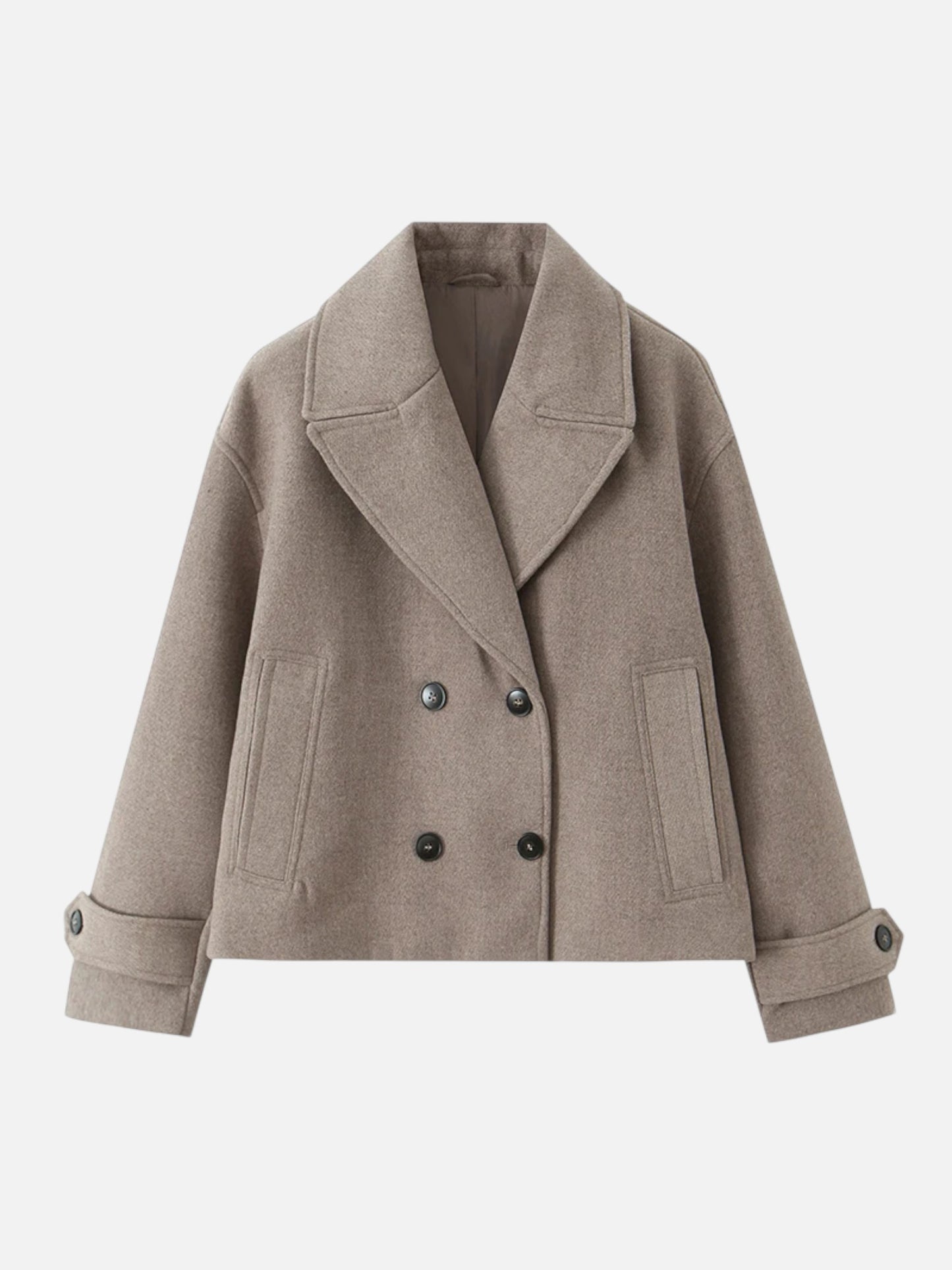 Montviro | Women’s Double-Breasted Trench Jacket – Vintage Elegance