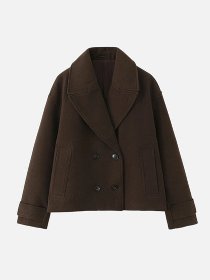 Montviro | Women’s Double-Breasted Trench Jacket – Vintage Elegance