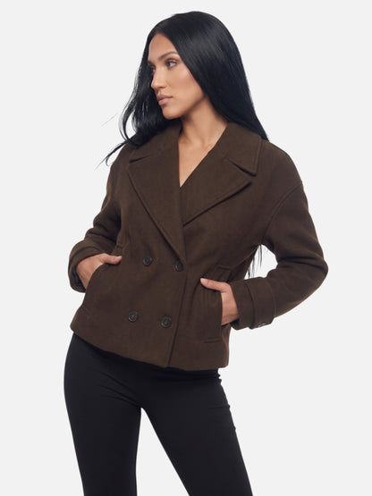 Montviro | Women’s Double-Breasted Trench Jacket – Vintage Elegance