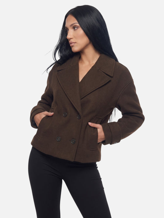 Montviro | Women’s Double-Breasted Trench Jacket – Vintage Elegance