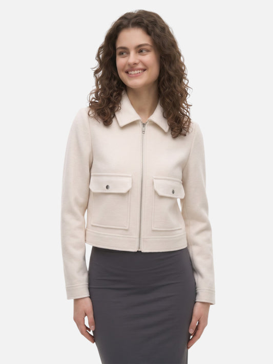 Montviro | Women’s Zip-Up Jacket Coat – Elegant Autumn Style