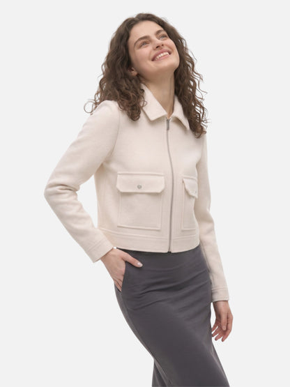 Montviro | Women’s Zip-Up Jacket Coat – Elegant Autumn Style