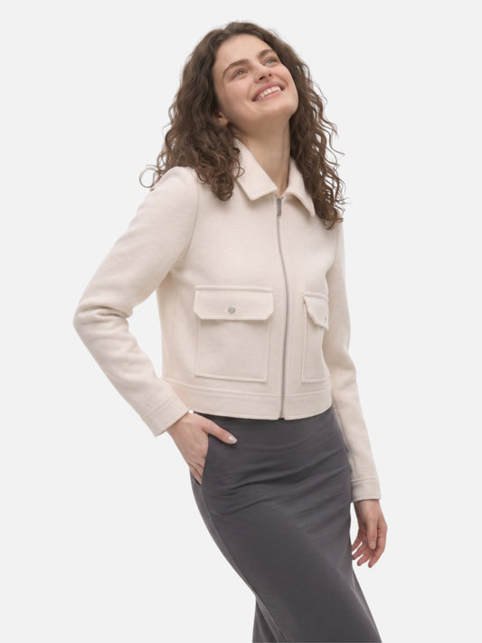 Montviro | Women’s Zip-Up Jacket Coat – Elegant Autumn Style