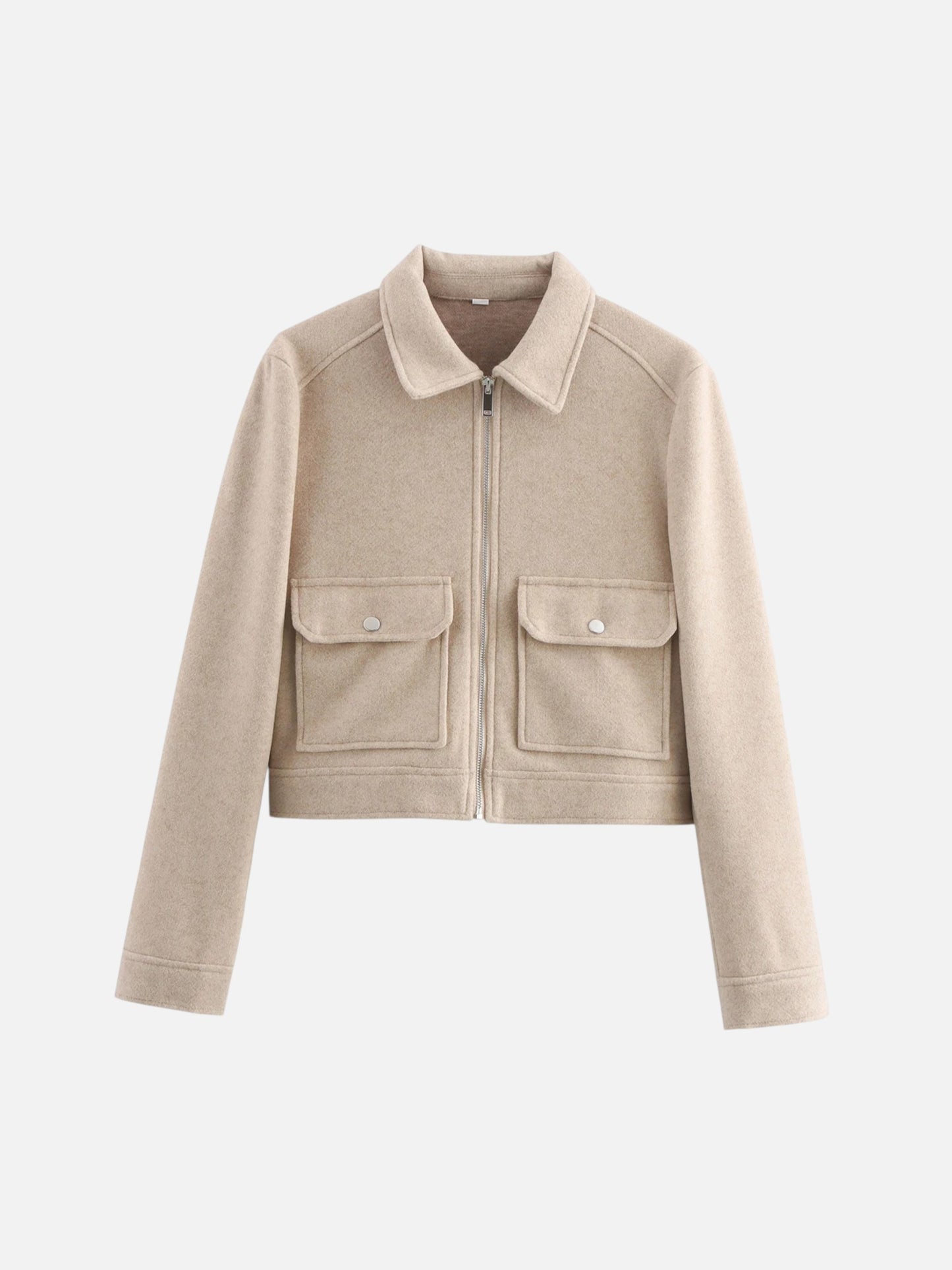 Montviro | Women’s Zip-Up Jacket Coat – Elegant Autumn Style