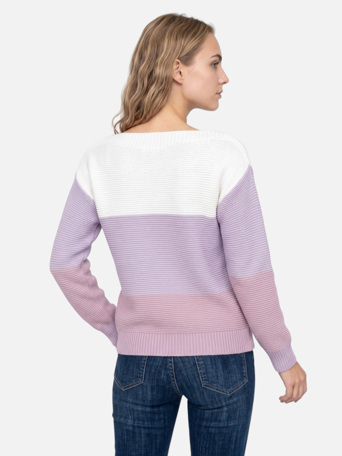 Montviro | Women’s Colour-Blocked Drop-Shoulder Knit Sweater
