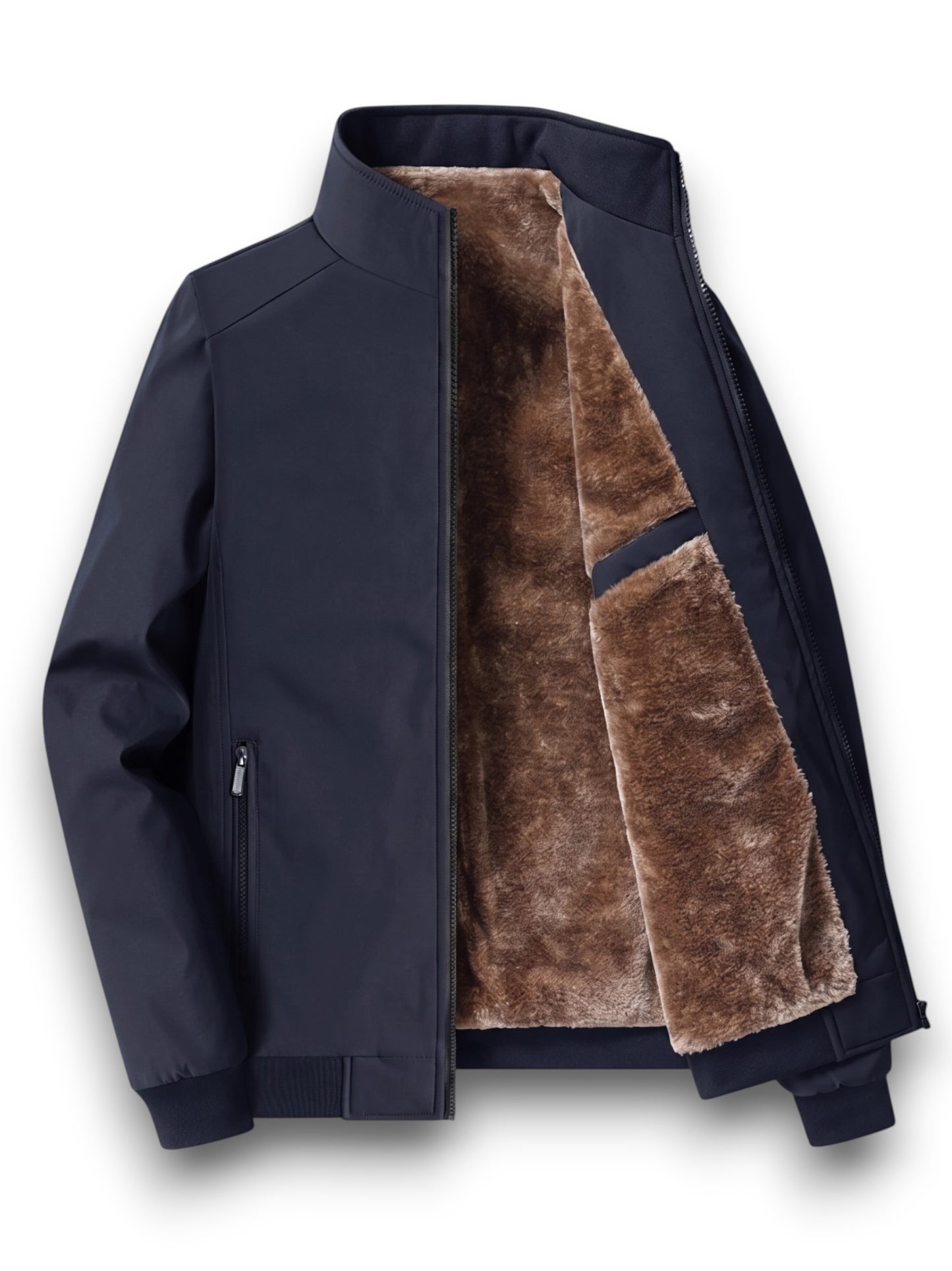 Montviro | Men's Fleece-Lined Stand Collar Winter Jacket