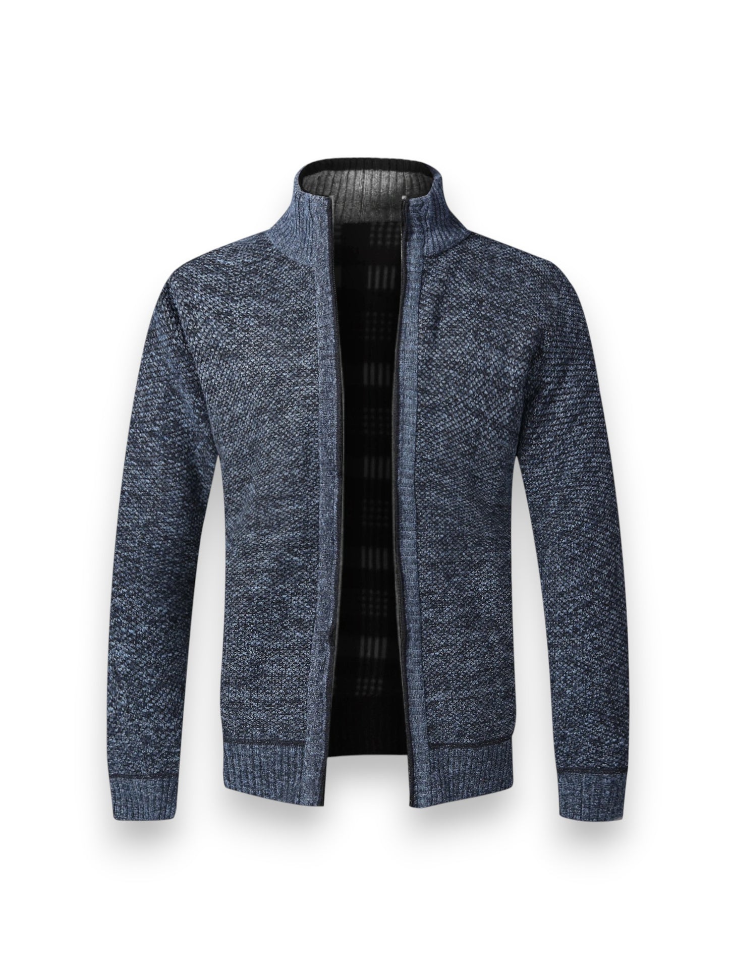 Montviro | Men's Fleece-Lined Zip Cardigan – Winter Comfort