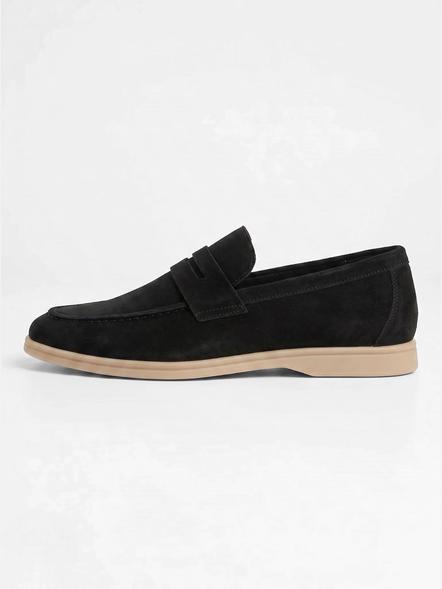 Montviro | Men’s Classic Slip-On Loafers – Suede Look Elegance
