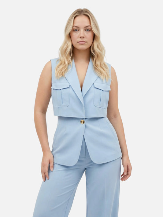 Montviro | Women’s Tailored Waistcoat Set – Modern Elegance
