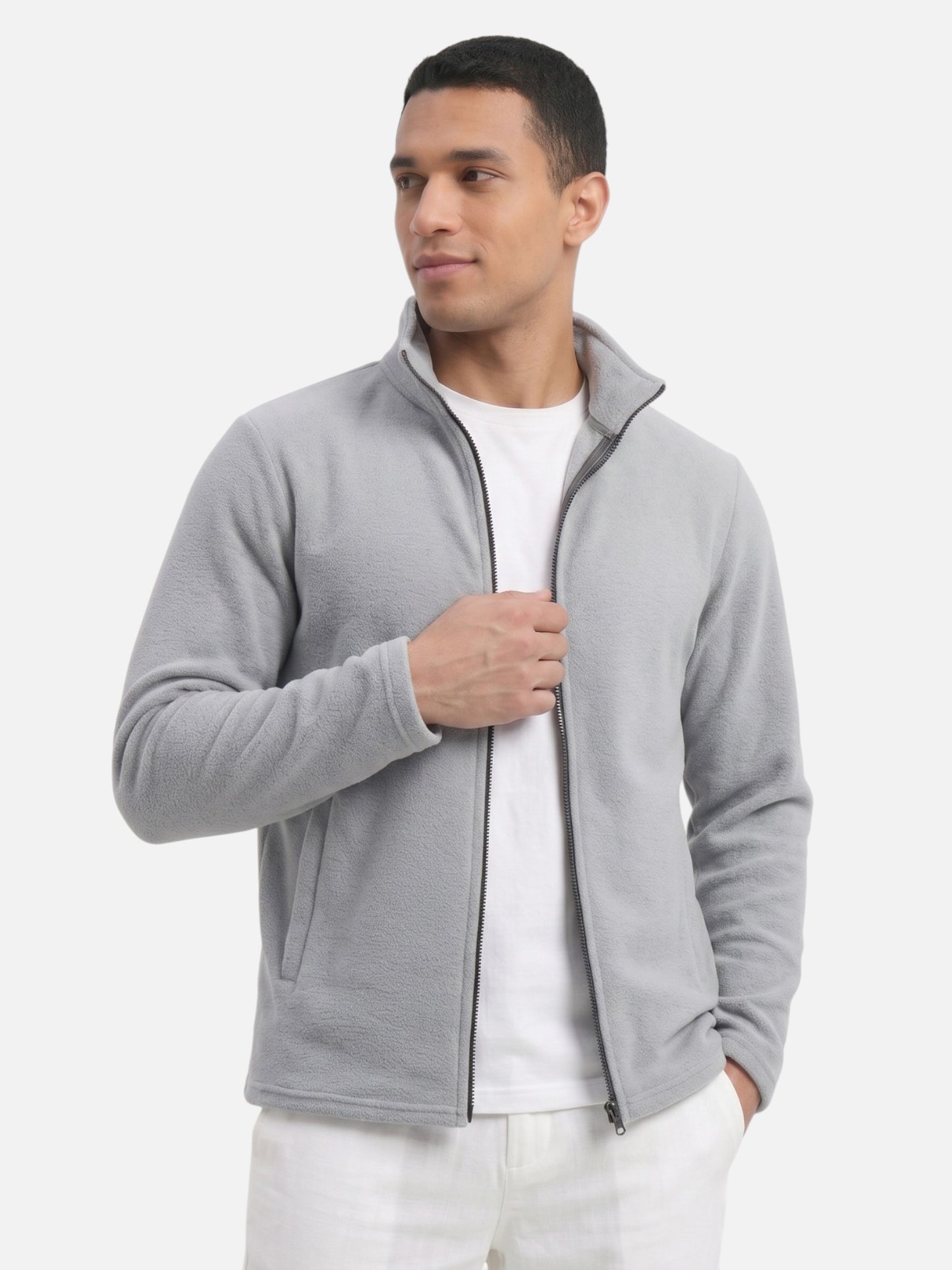Montviro | Men's Fleece-Lined Zip-Up Jumper – Autumn Comfort