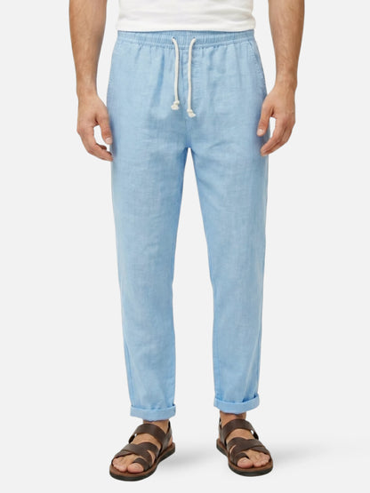Montviro | Men’s Linen Blend Trousers – Coastal Summer Style