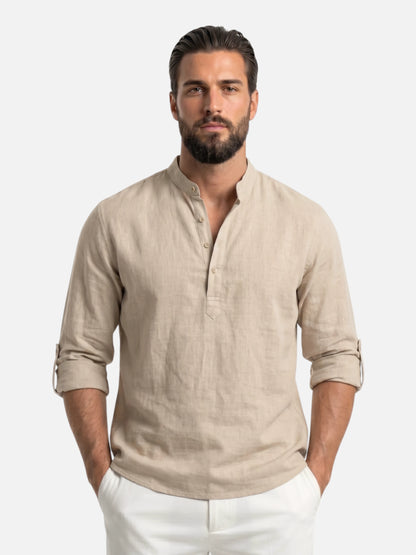 Montviro | Men’s Summer Shirt – Breathable Linen Style