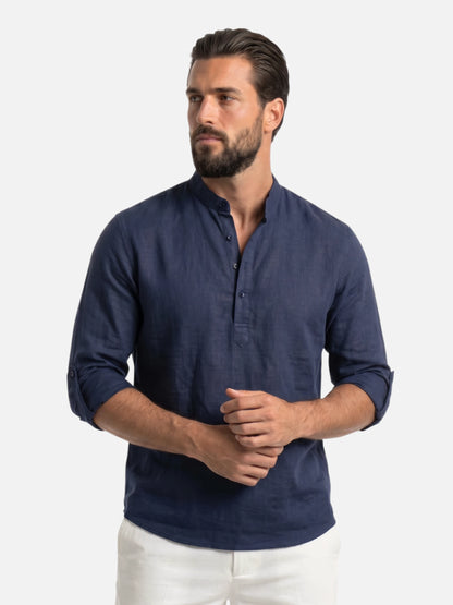 Montviro | Men’s Summer Shirt – Breathable Linen Style