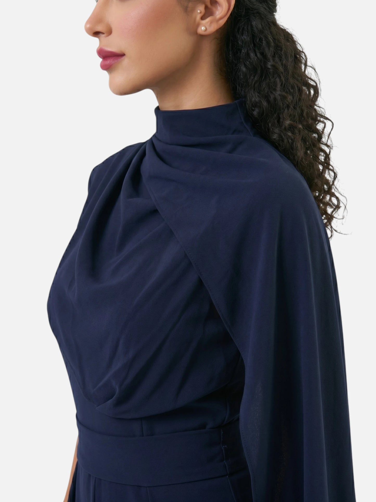 Montviro | Women’s Draped Chiffon Trouser Set – Timeless Elegance
