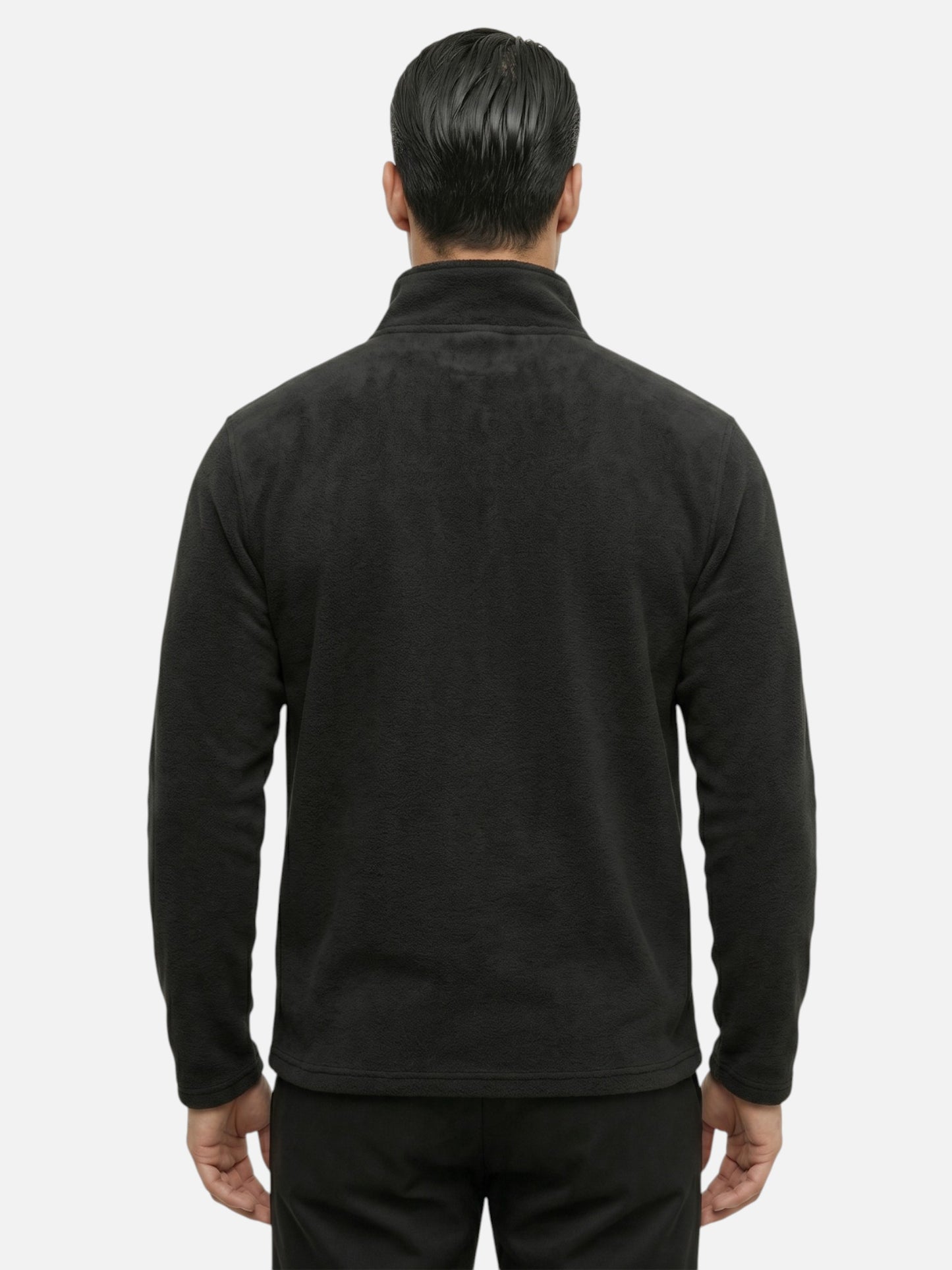 Montviro | Men's Fleece-Lined Quarter-Zip Jumper – Winter Warmth