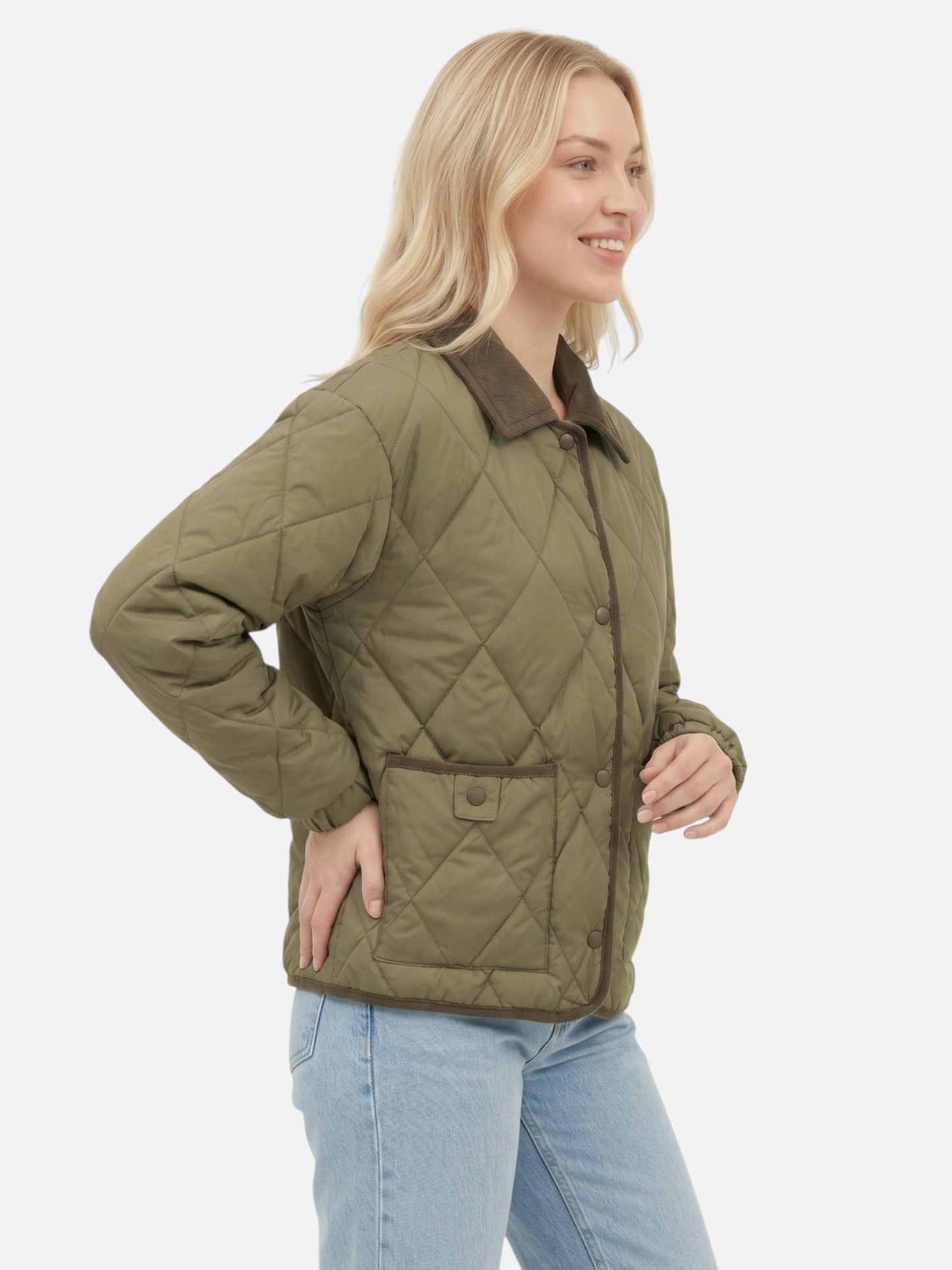 Montviro | Women's Diamond Quilted Puffer Jacket – Winter Warmth