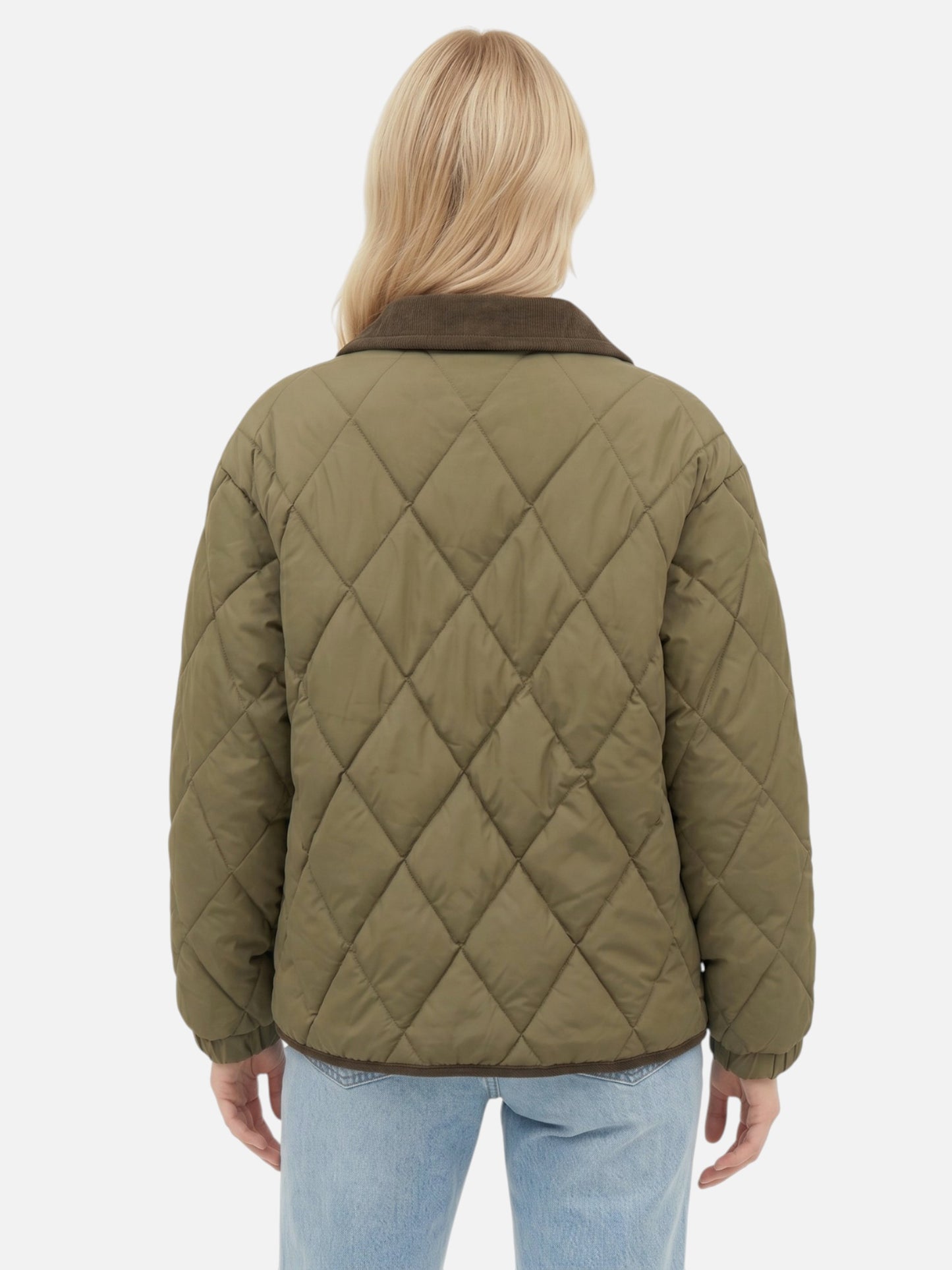 Montviro | Women's Diamond Quilted Puffer Jacket – Winter Warmth