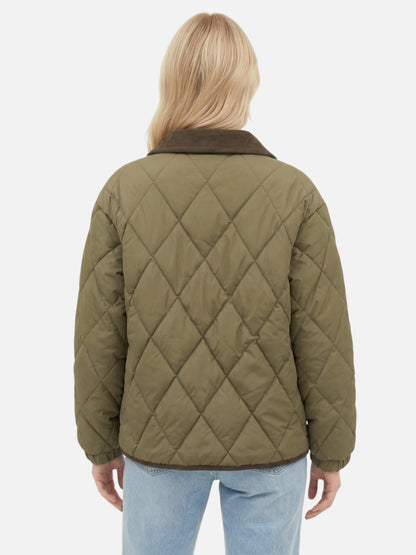 Montviro | Women's Diamond Quilted Puffer Jacket – Winter Warmth