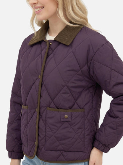Montviro | Women's Diamond Quilted Puffer Jacket – Winter Warmth
