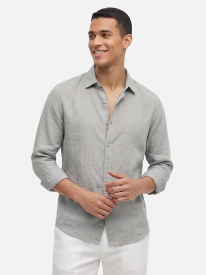 Montviro | Men’s Breathable Shirt – Relaxed Linen Style