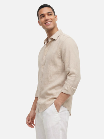 Montviro | Men’s Breathable Shirt – Relaxed Linen Style