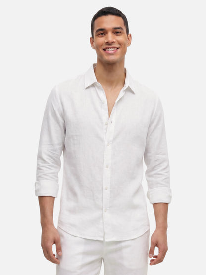 Montviro | Men’s Breathable Shirt – Relaxed Linen Style