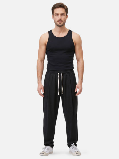Montviro | Men’s Riviera Trousers – Effortless Coastal Elegance