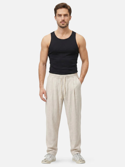 Montviro | Men’s Riviera Trousers – Effortless Coastal Elegance