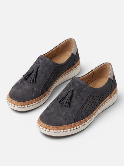 Montviro | Women’s Breathable Tassel Loafers – Casual Walking Shoes