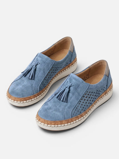 Montviro | Women’s Breathable Tassel Loafers – Casual Walking Shoes