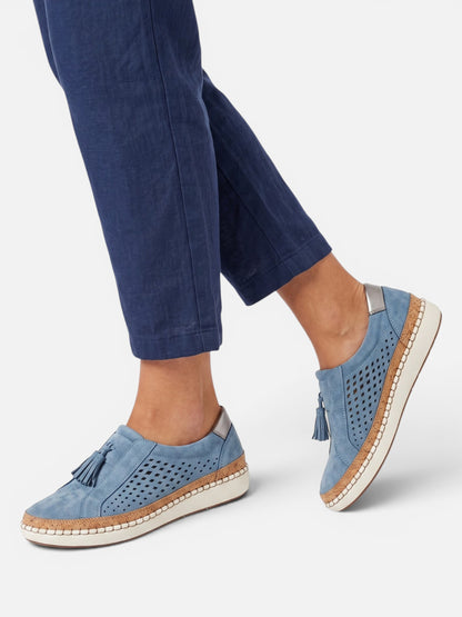 Montviro | Women’s Breathable Tassel Loafers – Casual Walking Shoes