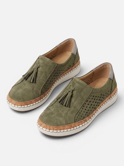 Montviro | Women’s Breathable Tassel Loafers – Casual Walking Shoes
