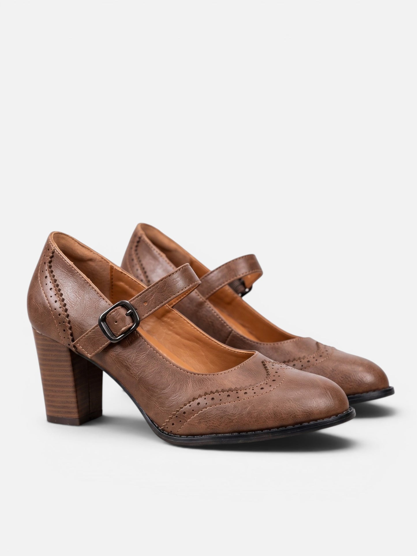 Montviro | Women’s Vintage Orthopedic Heels – Elegant Everyday Comfort