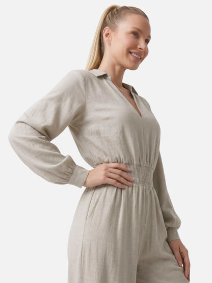 Montviro | Women’s Linen Blend Co-Ord Set – Effortless Elegance