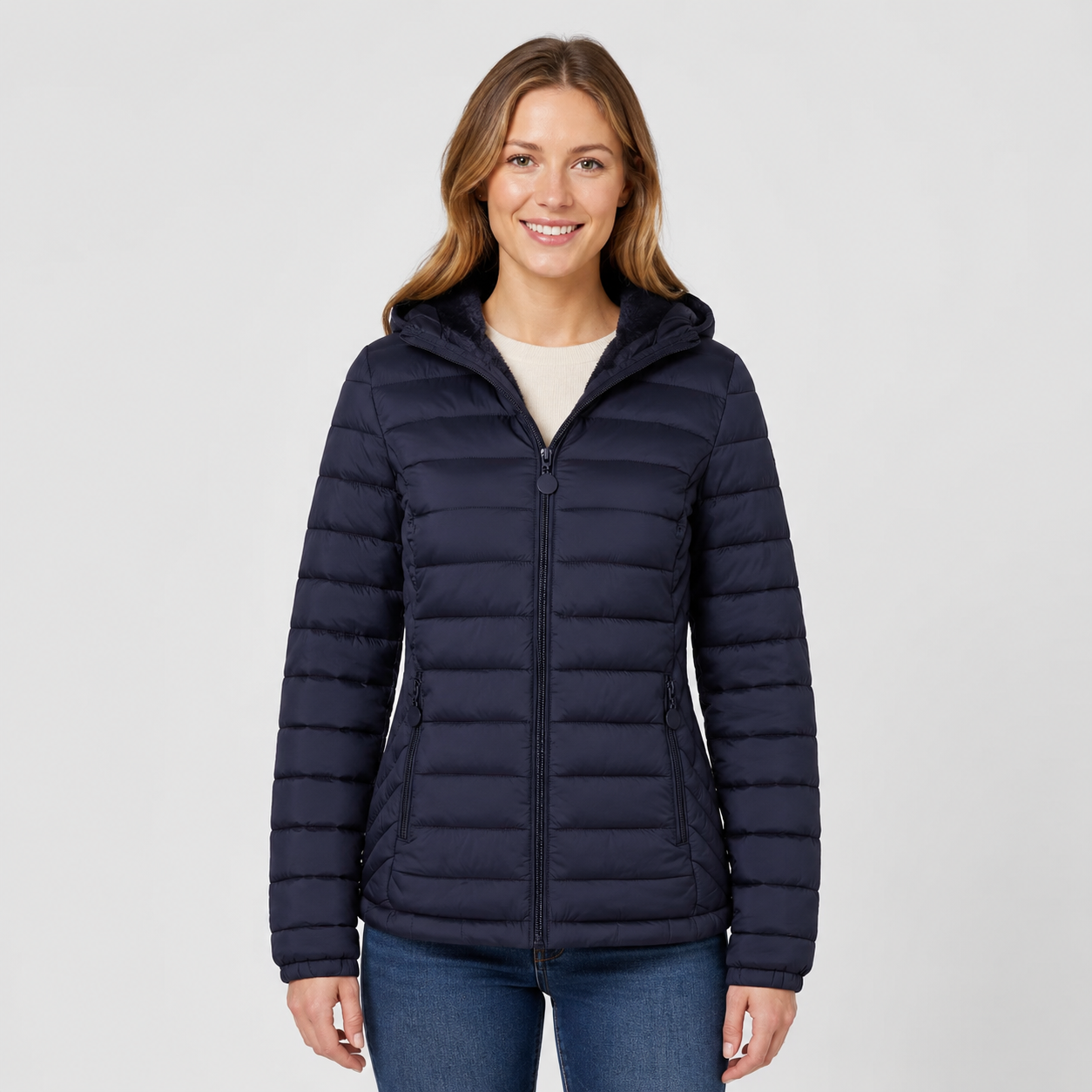 Montviro | Women's Hooded Padded Coat - Lightweight Casual Outerwear
