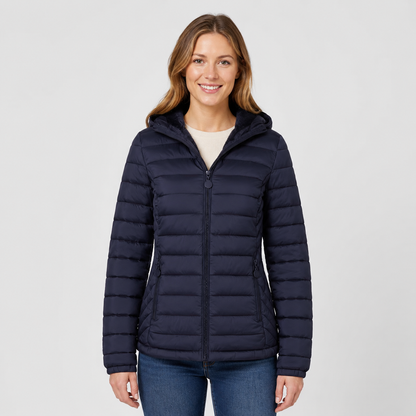 Montviro | Women's Hooded Padded Coat - Lightweight Casual Outerwear