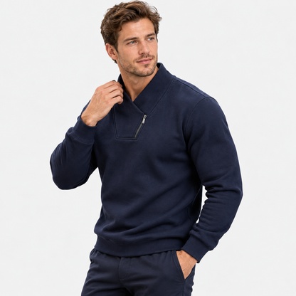Montviro | Men’s Half Zip Stretch Pullover Sweatshirt Casual Performance Top