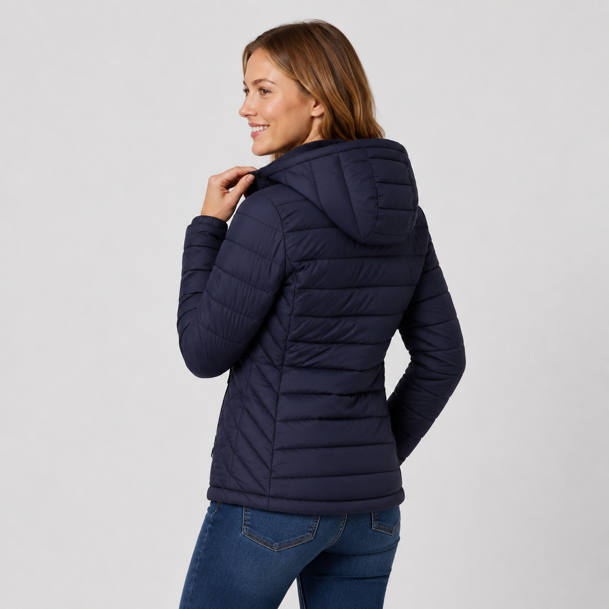 Montviro | Women's Hooded Padded Coat - Lightweight Casual Outerwear