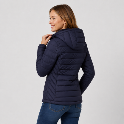Montviro | Women's Hooded Padded Coat - Lightweight Casual Outerwear