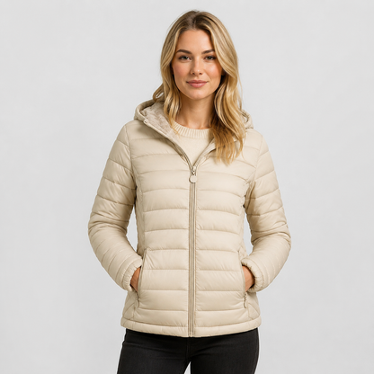 Montviro | Women's Hooded Padded Coat - Lightweight Casual Outerwear